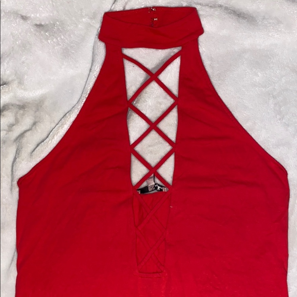 Express Red Body Suit